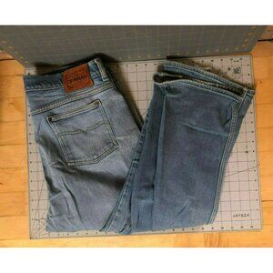Vintage Farah Classic Straight Leg Distressed Blue Jeans Cotton Denim Menswear